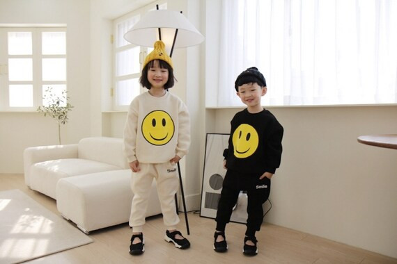 Smile Fleece-lined Co-ord Set Toddler Smile Sweat Set Kids | Etsy | Etsy (US)