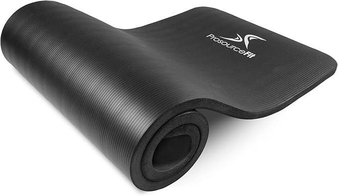 ProsourceFit Extra Thick Yoga and Pilates Mat ½” (13mm), 71-inch Long High Density Exercise Ma... | Amazon (US)