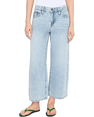 Levi's Women's Middy Wide Leg Ankle Jeans | Amazon (US)