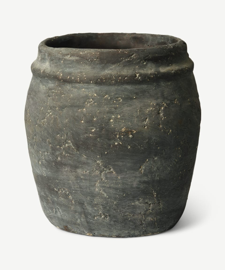 House Doctor Rube Planter, Large, Grey | Made.com UK