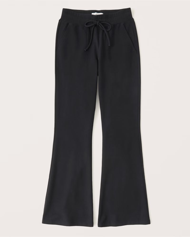 Women's Luxe Terry Slim Flare Sweatpants | Women's Bottoms | Abercrombie.com | Abercrombie & Fitch (US)