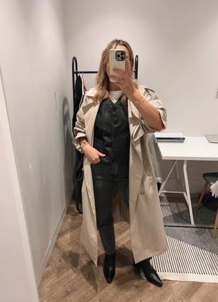 Nasty gal, Uniqlo, Aligne, Astrid & miyu, Arket, Next, John lewis, transitional style, transitional outfit, autumn outfit, autumn fashion, trench coat, leather waistcoat, straight leg jeans, ankle boots, chelsea boots, trench coat outfit, autumn outfit ideas, autumn dressing, style inspiration 

#LTKstyletip #LTKSeasonal #LTKeurope