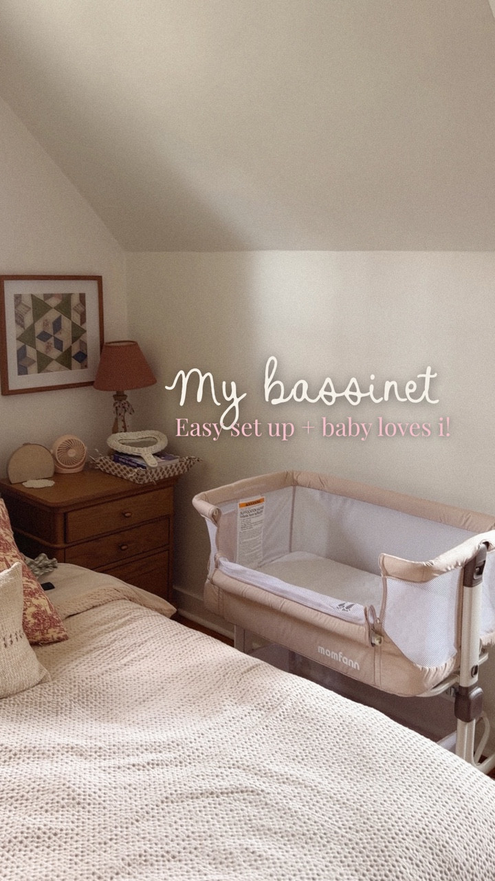 Baby girl is loving the bassinet already - so functional and easy set up 🙌🏼 
.
#firsttimemom #momtips #bassinet #thirdtrimester #momessentials

#LTKmomlife #LTKBaby #LTKHome