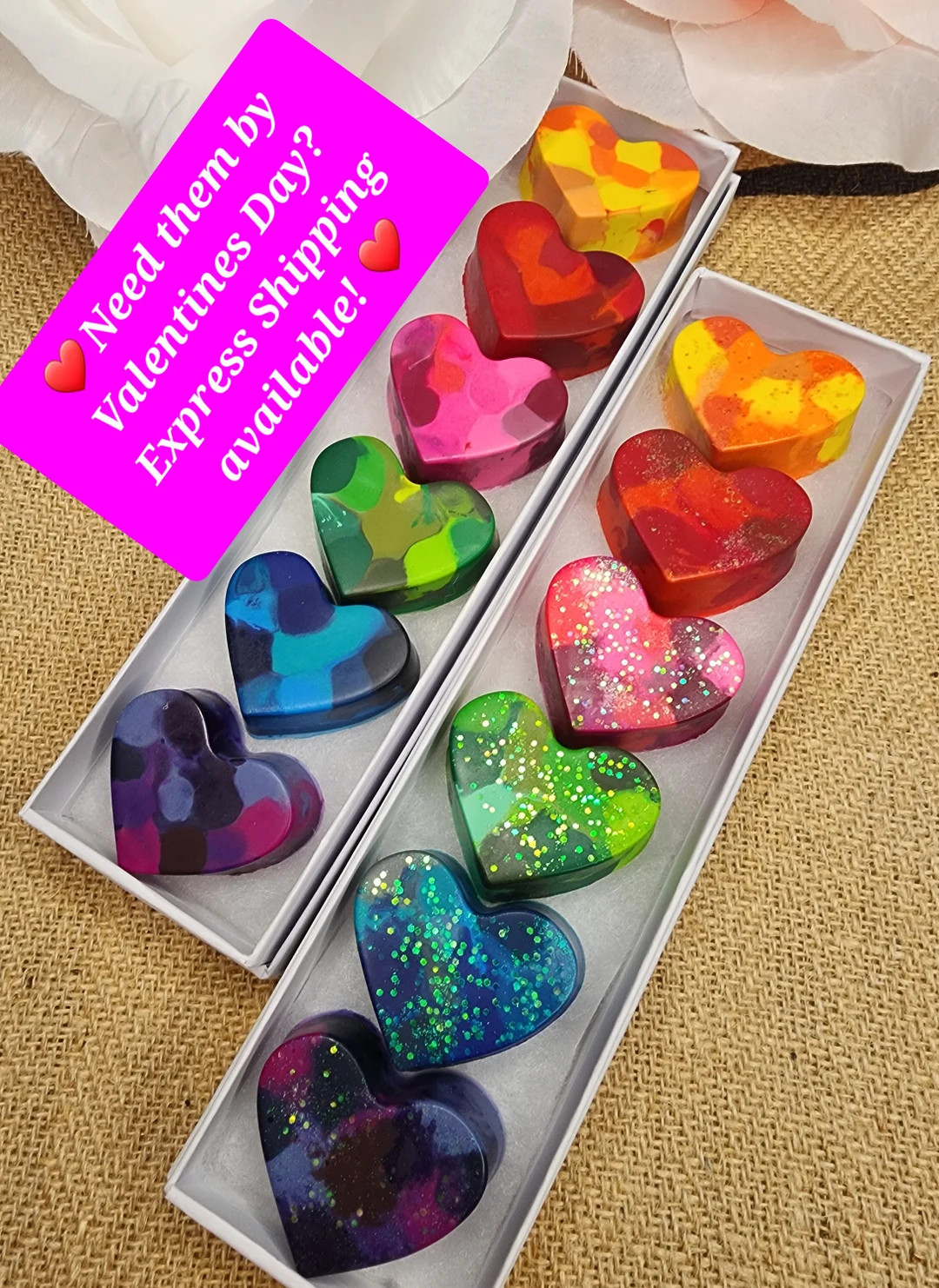 Kids Heart Crayons-kids Birthday Crayons-party Favors-stocking Stuffers Valentines Day Gift Set-e... | Etsy (US)