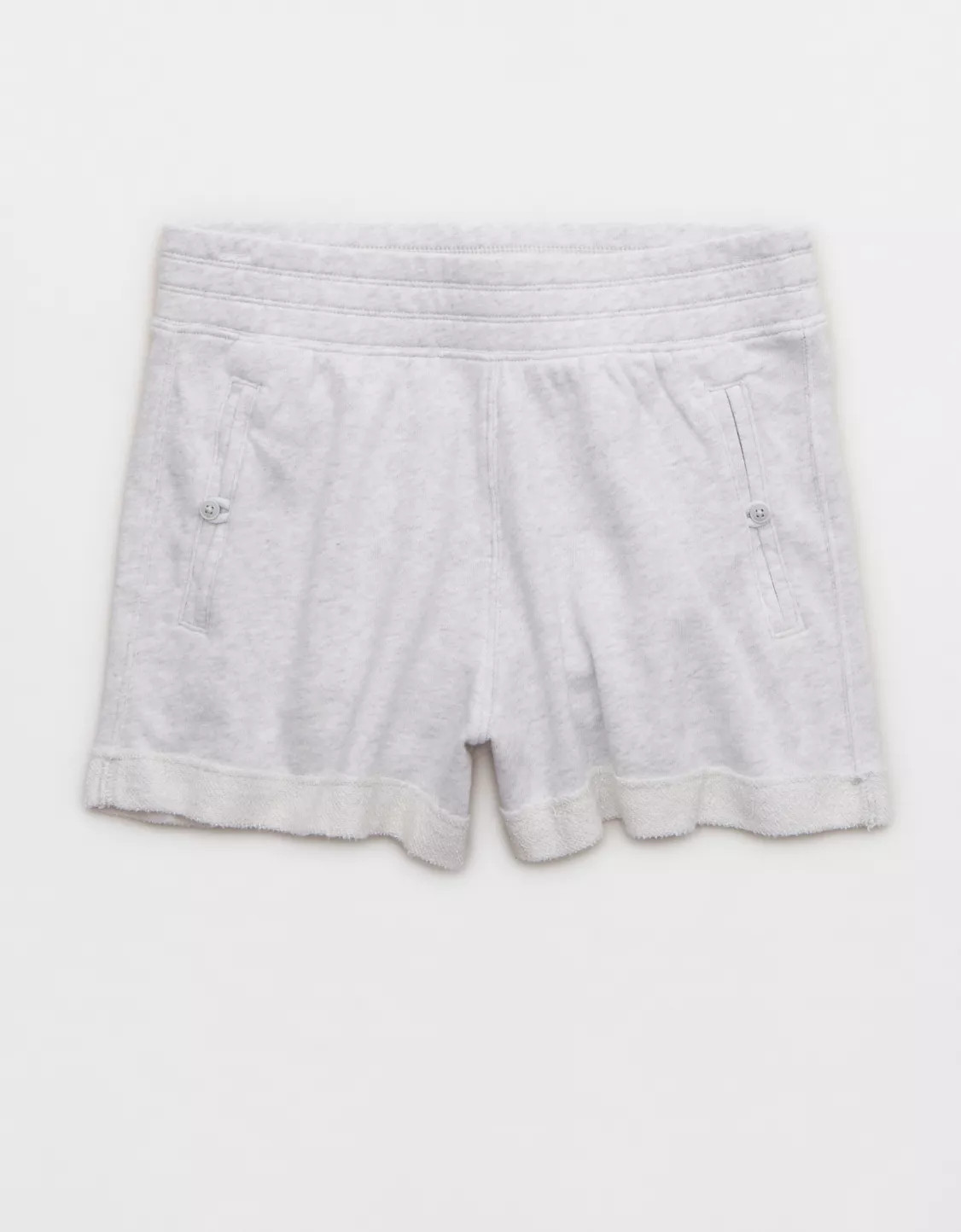 Aerie High Waisted Chillax Fleece Short | Aerie