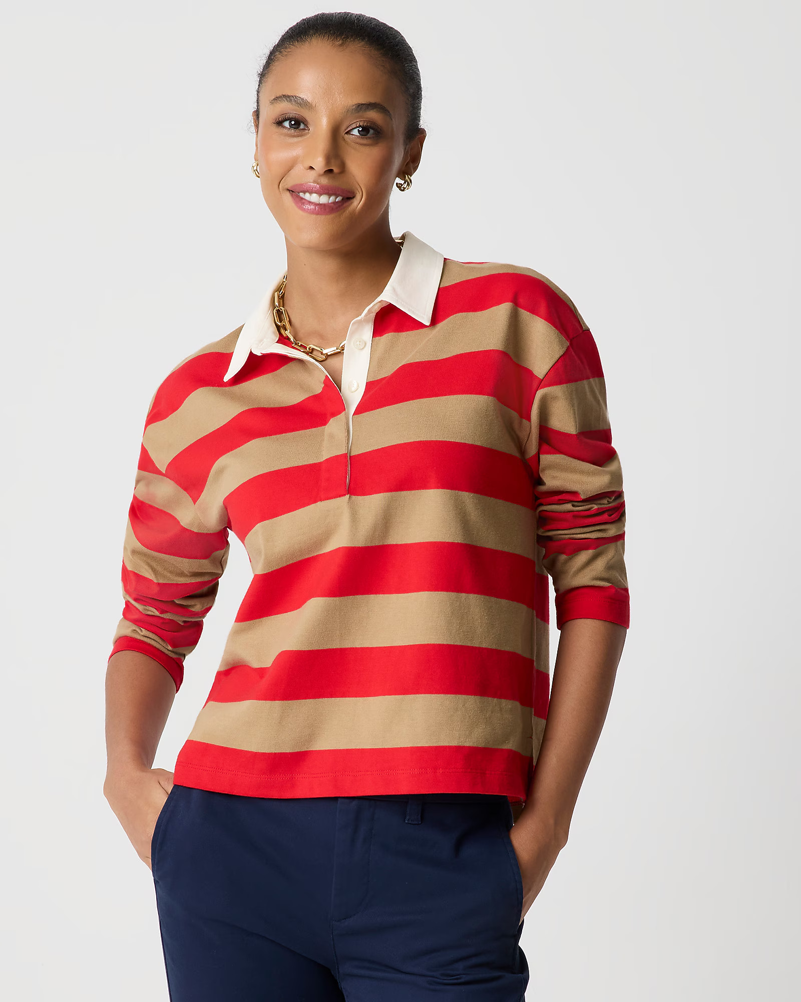 Striped rugby shirt | J.Crew Factory
