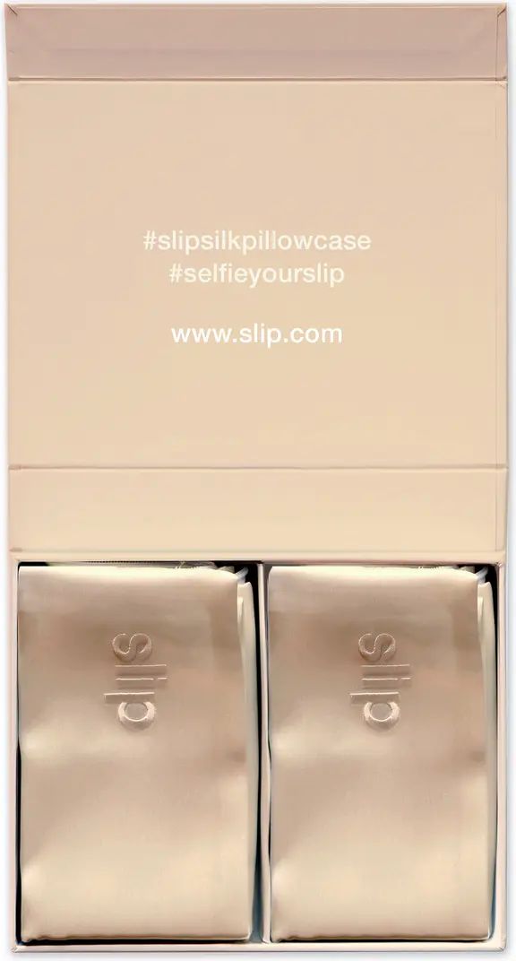 slip Pure Silk Caramel Queen Pillowcase Duo-$178 Value | Nordstrom | Nordstrom