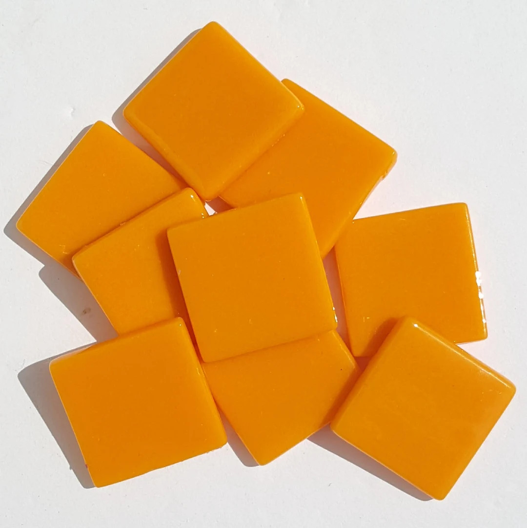 1 lb. Orange Tiles for Mosaic Crafts 1" x 1" | Etsy (US)