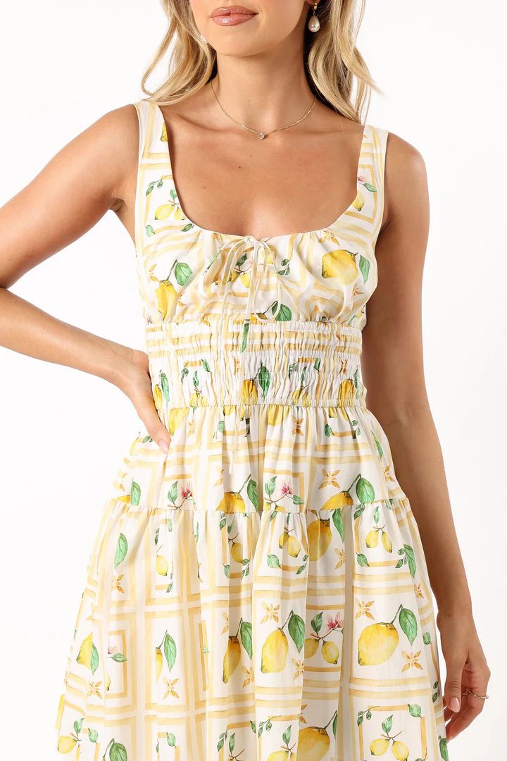 Cintrico Mini Dress - Lemon | Petal & Pup (US)