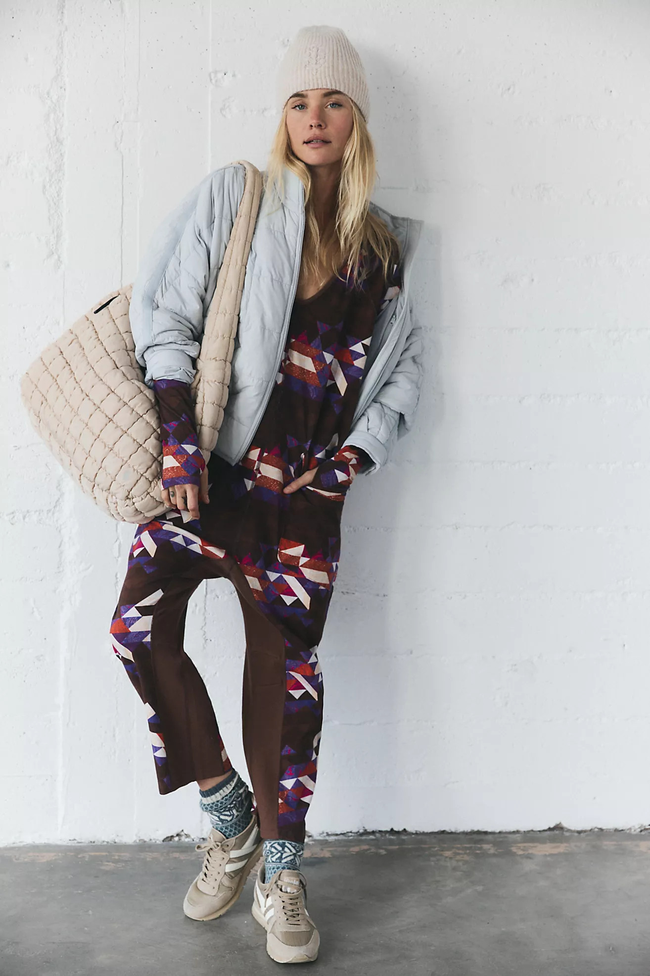 Hot Shot Long Sleeve Printed Onesie | Free People (Global - UK&FR Excluded)