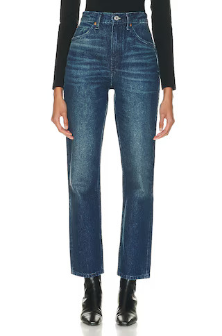 RE/DONE 70s Straight in Dark Worn | FWRD | FWRD 