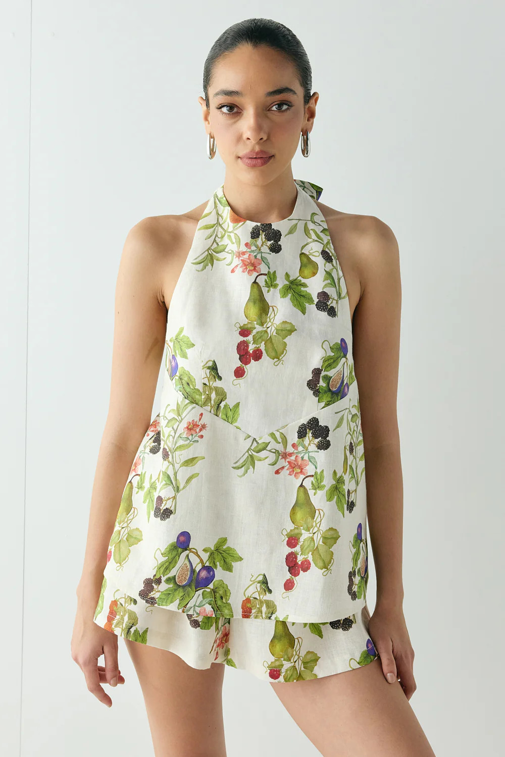 Sierra Linen Top Orchard | VRG Grl