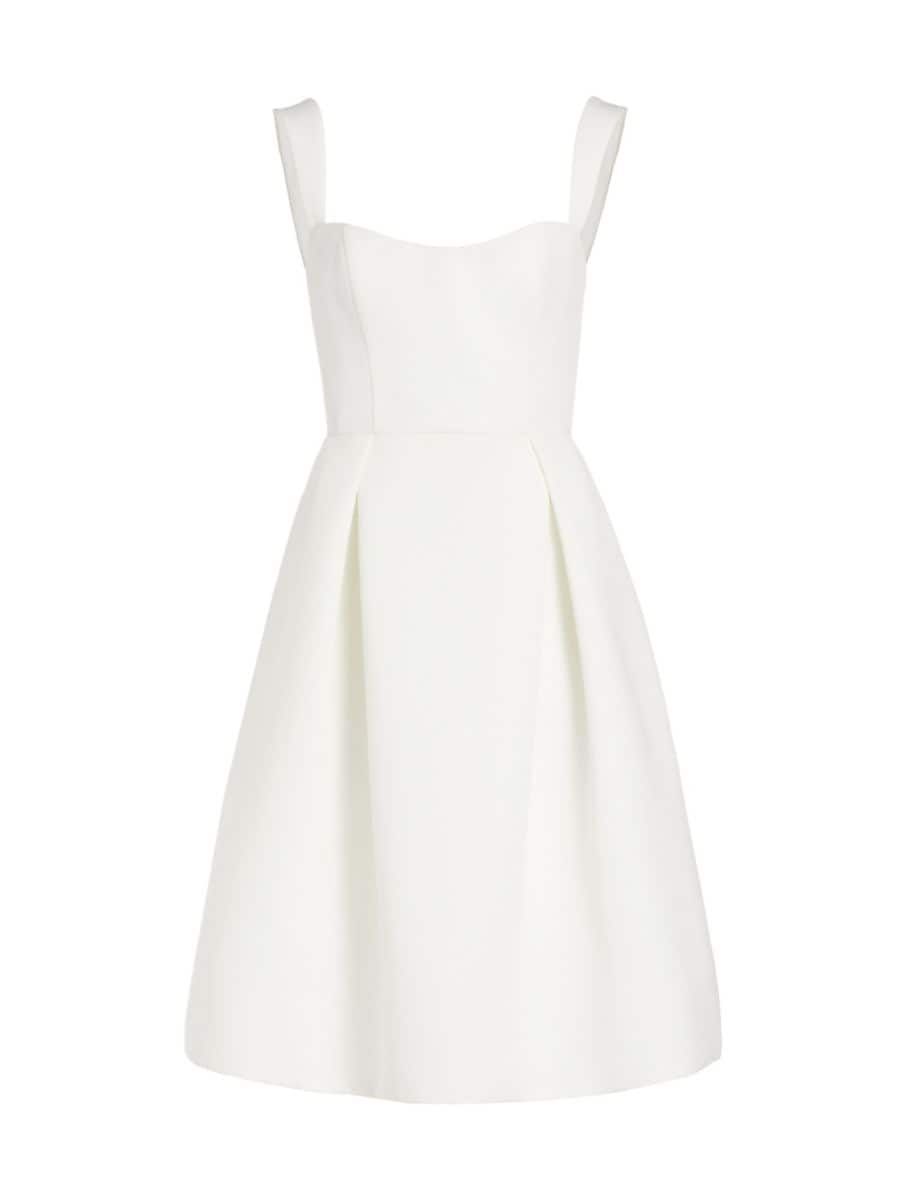 Faille Knee-Length Bridal Dress | Saks Fifth Avenue
