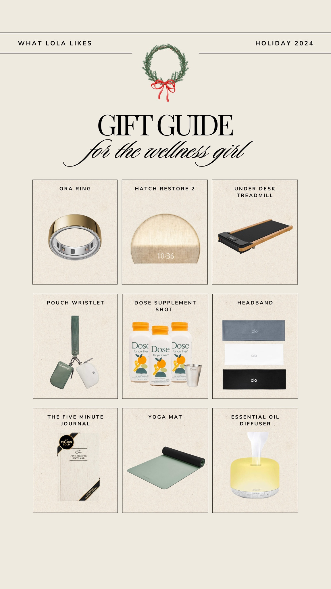 Gifts for the wellness girl from accessories to journaling and essentials to keep you on top of your health and wellness goals. 

Holiday Gift Guide, gift guide for the wellness girl, wellness gifts, health, active, self care 

#LTKGiftGuide #LTKHoliday #LTKFitness