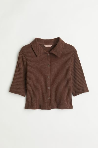 Ribbed top | H&M (UK, MY, IN, SG, PH, TW, HK)