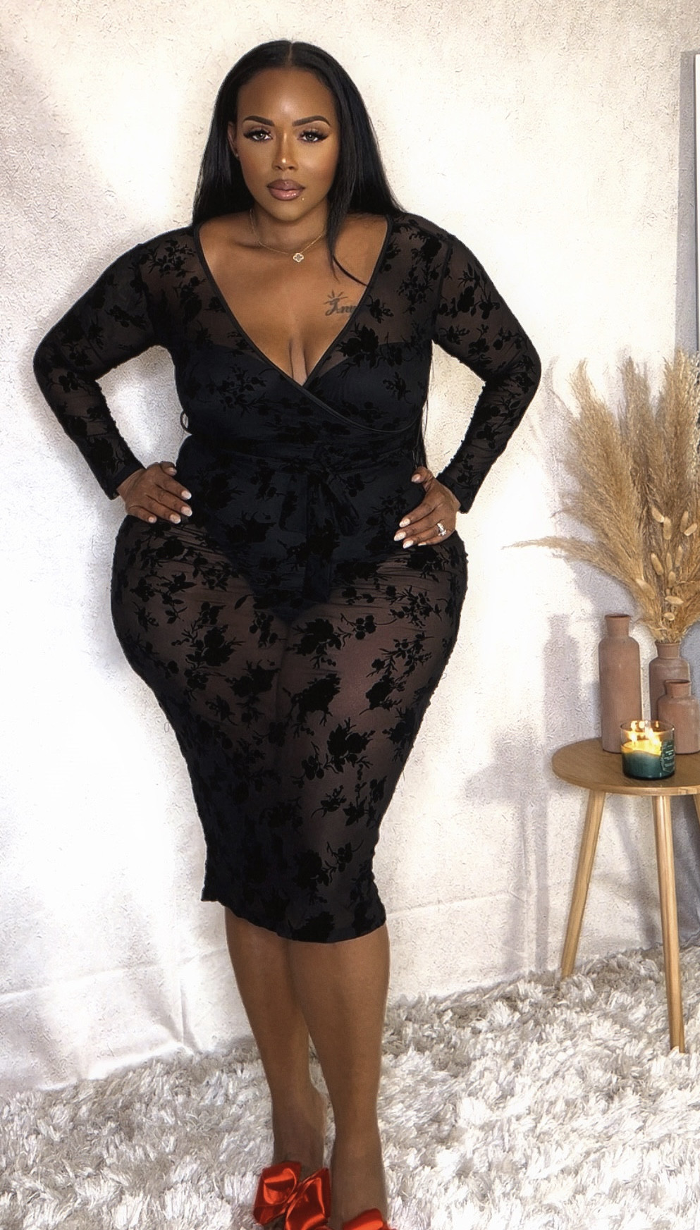 Little black dress for date night 🖤 #curvy #plussize 

#LTKPlusSize #LTKStyleTip #LTKFindsUnder50