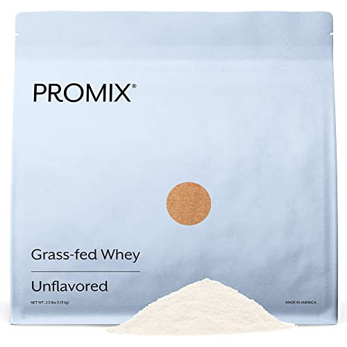 ProMix Nutrition Whey Protein Powder, Unflavored - Grass-Fed - ­Post Workout Fitness & Nutrition Shakes, Smoothies, Baking & Cooking Recipes - Gluten-Free & Keto-Friendly - 2.5 Pound (Pack of 1) | Amazon (US)