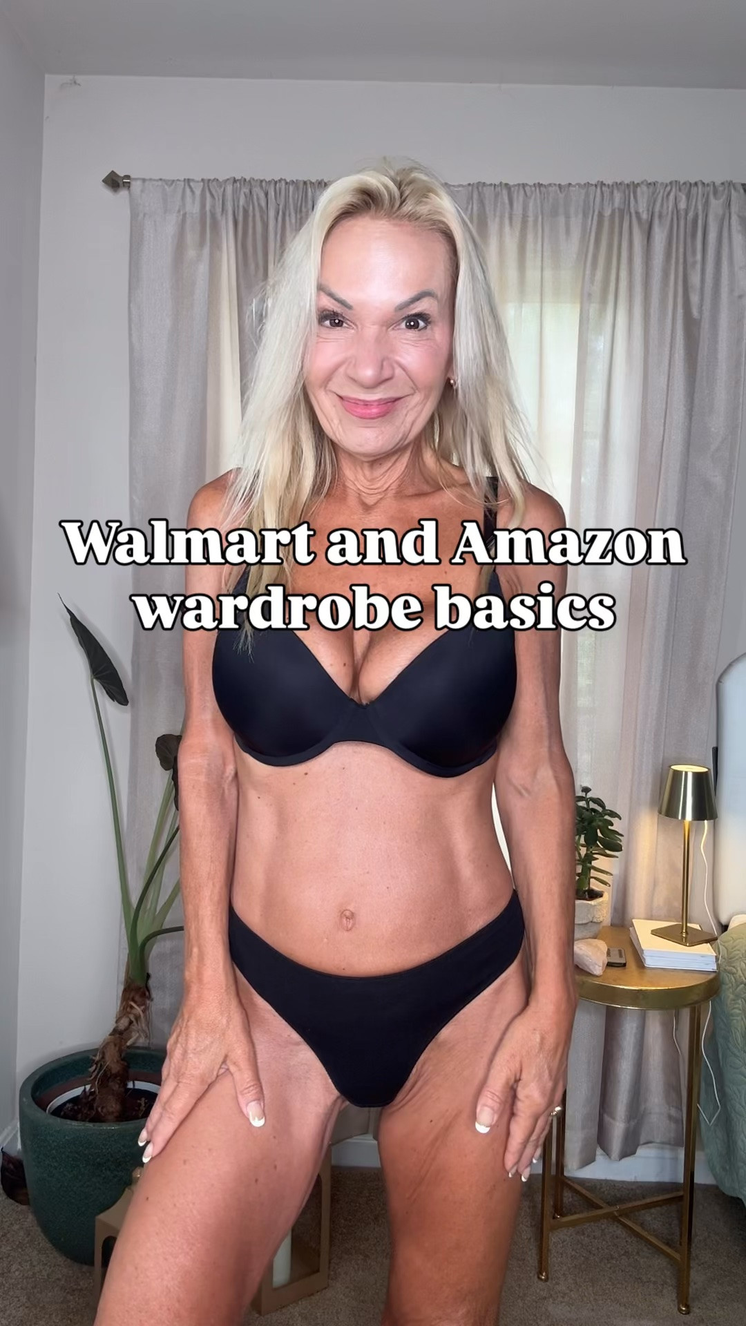 This is 60. No filters. And these are some of my favorite wardrobe basics. The ones I reach for every day. My $6 t shirt bra from Walmart, which I’ve been talking about for years (and the price has stayed the same!) along with these cotton thongs that I order from Amazon in a pack of six. 

And maybe it’s just me, but I always feel a little more together when my bra and panties match!

xoxo
Elizabeth