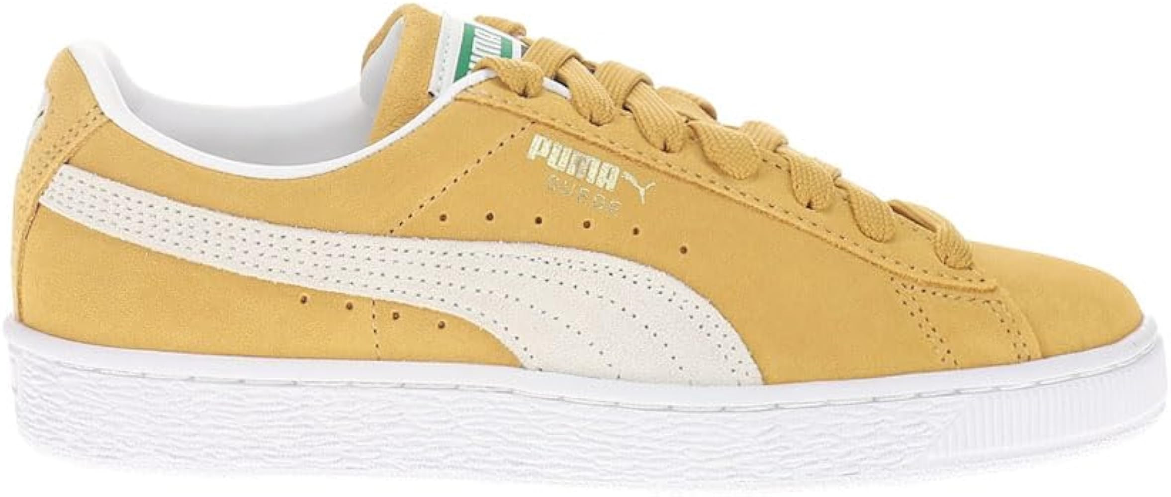 PUMA Womens Suede Classic Xxi Lace Up Sneakers Shoes Casual - Yellow | Amazon (US)