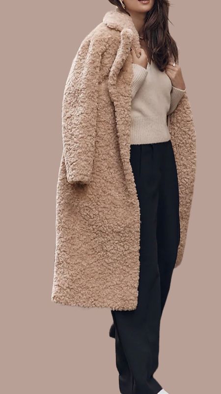 Sherpa soft long coat jacket

#LTKunder50 #LTKSeasonal #LTKtravel