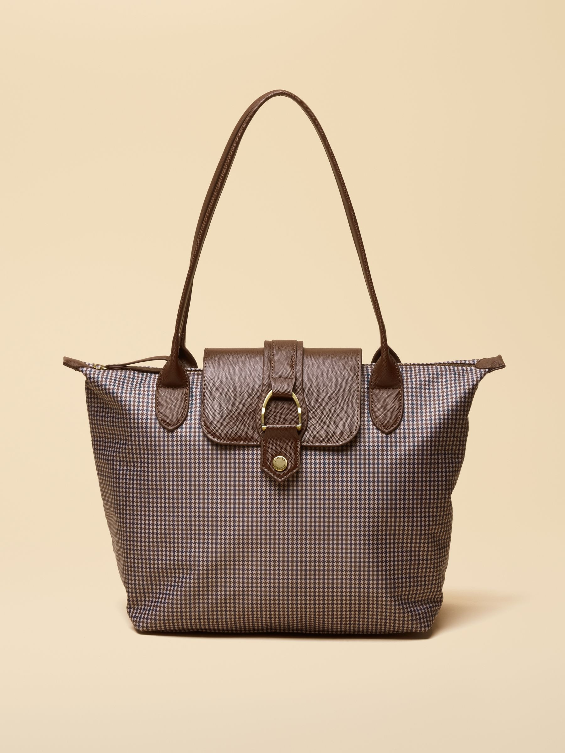 Edie Brown Check Shopper bag | Joules | Joules