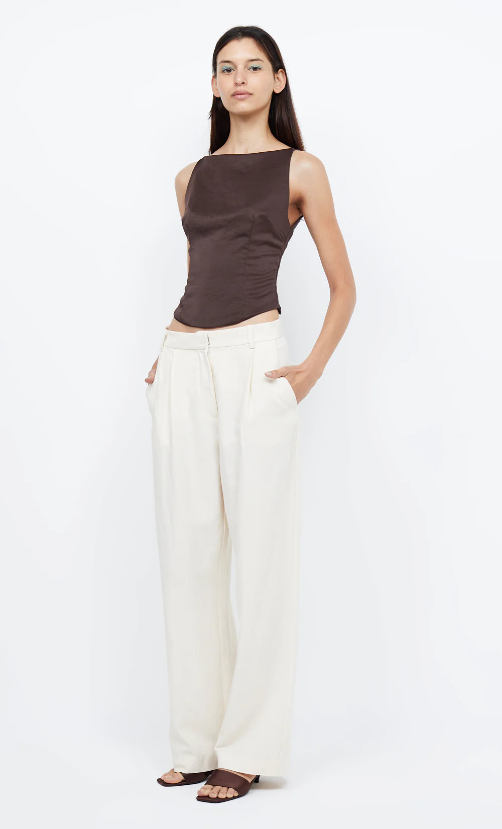 JONES BOATNECK TOP - COCOA | Bec & Bridge (Global)