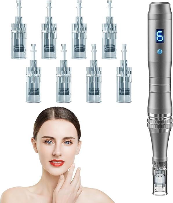 DermaStamp System 0.25mm, Microneedling Stamp Pen, Derma Stamp Pen, Derma Roller Alternative, Mic... | Amazon (US)