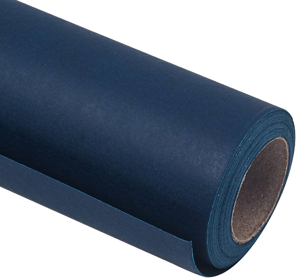 RUSPEPA Kraft Paper Roll - 17.5 inches x 32.8 feet - Recyclable Paper Perfect for Wrapping, Craft... | Amazon (US)
