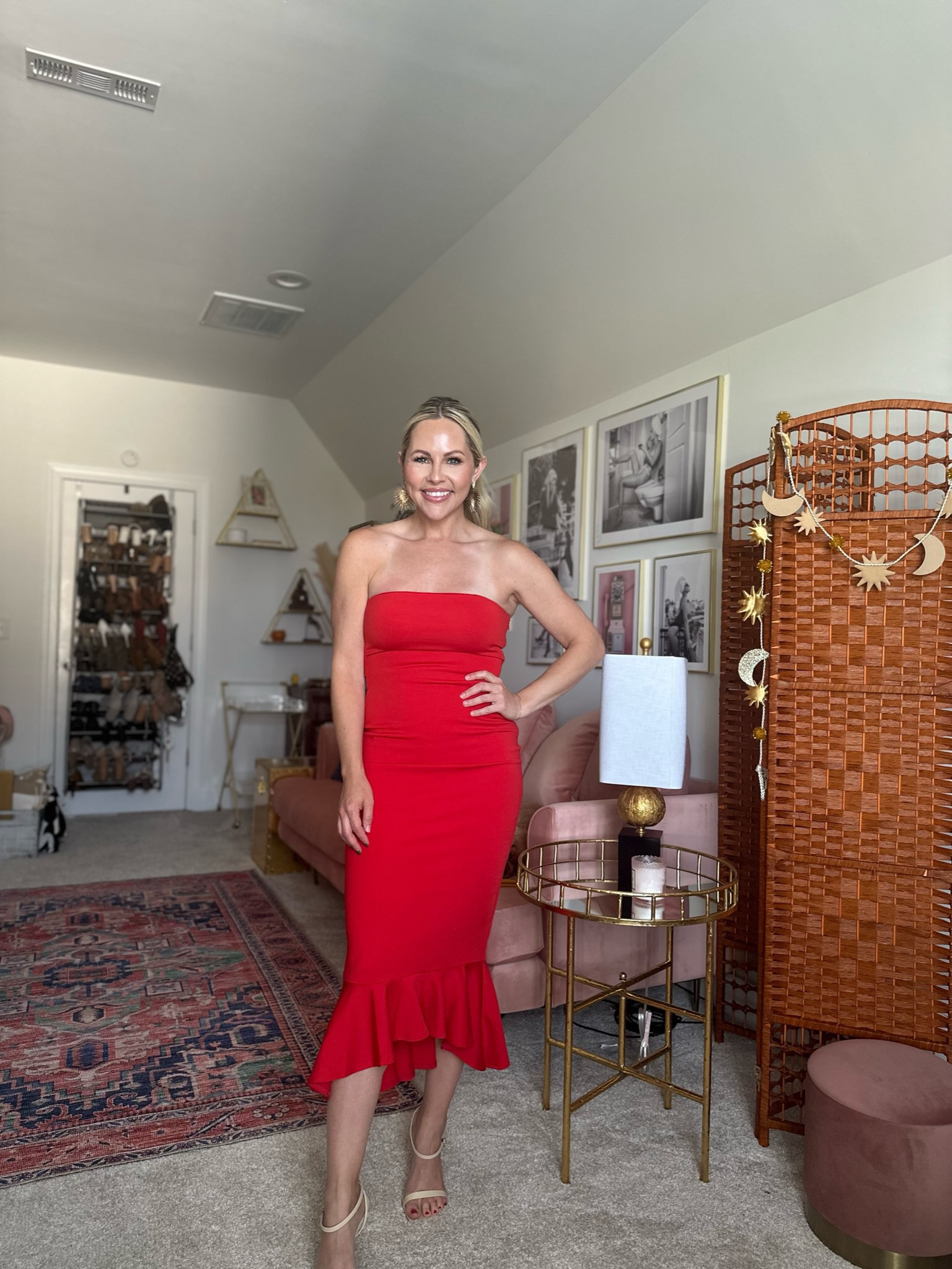 izzy ruffle maxi dress Superdown Izzy Ruffle Maxi Dress