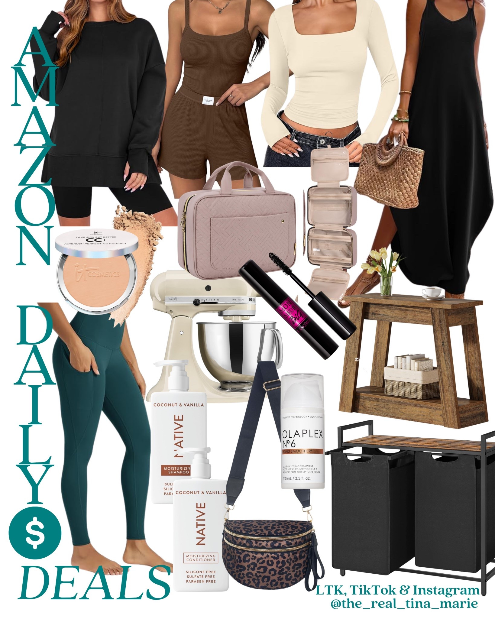 🤎🛍️ Today’s Amazon Deals 🛍️🤎

ODODOS leggings? 10/10 🌟
Less than $20 today. And that color 😍
Great deals on Olaplex, this double laundry hamper, Kitchenaid mixer & my favorite Zeagoo maxi dress. 

#DealsForYou #HomeFinds #AmazonInfluencer #AmazonFashion 

Have a great day IG & LTK fam 🤎☕️

