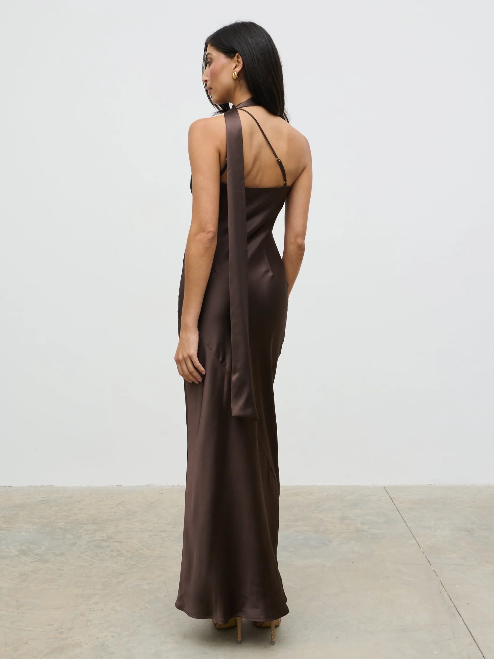 Sheree One Shoulder Sash Maxi Dress | Pretty Lavish (UK)