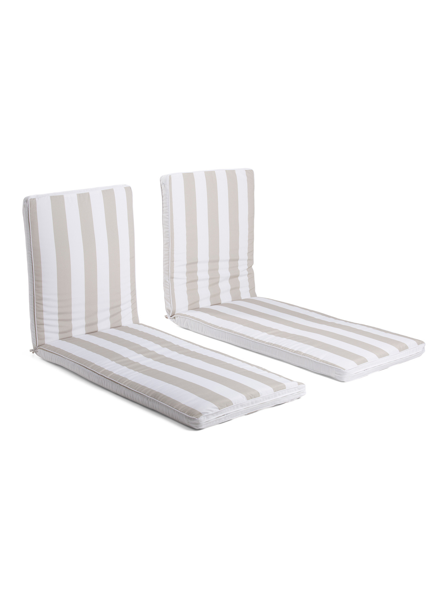 80x24 Set Of 2 Outdoor Cabana Stripe Chaise Loungers | TJ Maxx