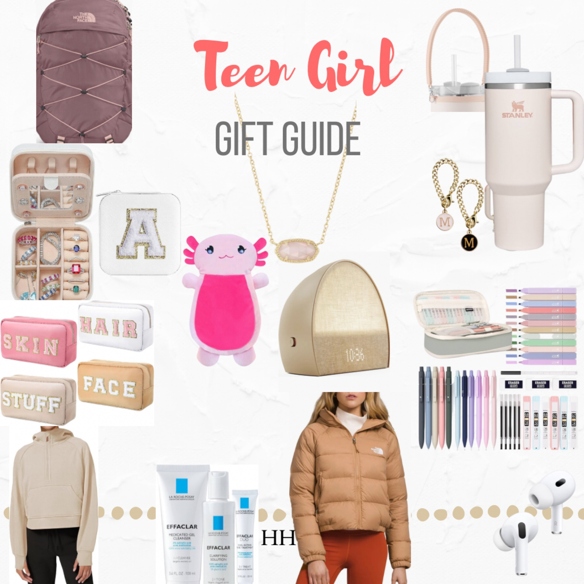 Teen girl gift ideas from two teen girls 💕 Northface bookbag
Scuba 
Skin care for teens
Stanley
Hatch alarm
Travel bags
Aesthetic stationary
Kendra Scott necklace 

#LTKCyberWeek #LTKHoliday #LTKGiftGuide