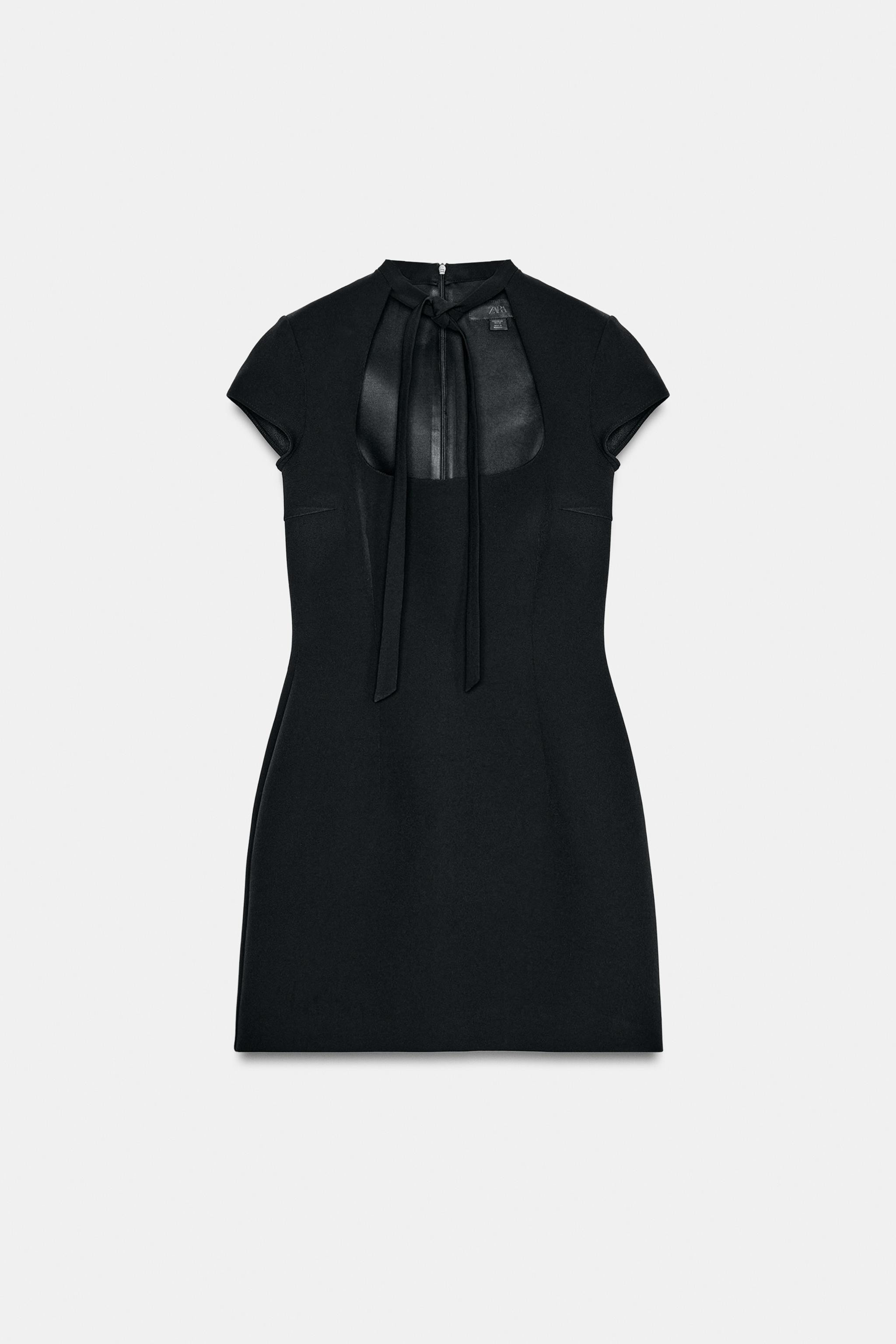 SHORT DRESS WITH BOW DETAIL | Zara UK