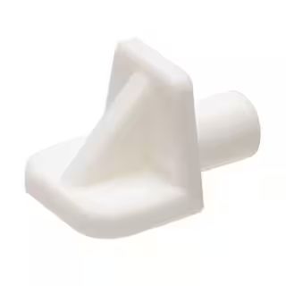 Everbilt 5 mm Nylon Shelf Support in White (8-Piece) 801944 | The Home Depot