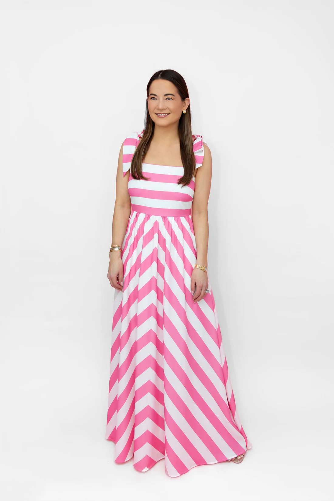 Megan Stripe Maxi Dress | Sail to Sable