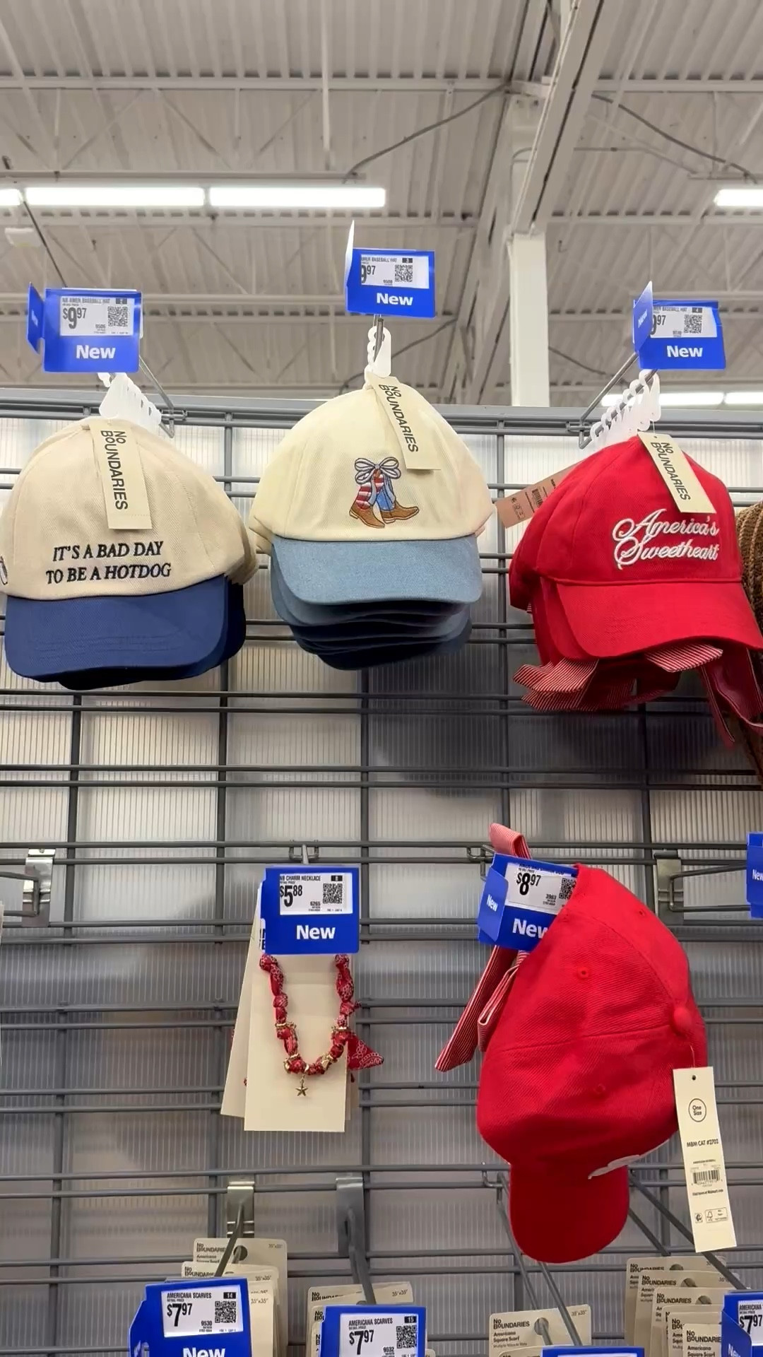 The cutest hats are at Walmart!! Girls runnnn and grab these!! The most adorable summer hats ❤️🇺🇸you need ALL of them!
