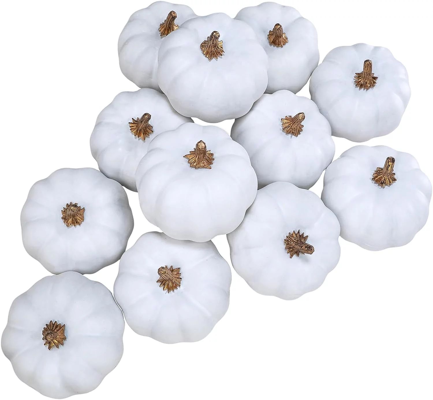 Eterstarly Halloween Decorations 12 Pcs Foam Artificial Pumpkins Bulk Fall Harvest Thanksgiving T... | Walmart (US)