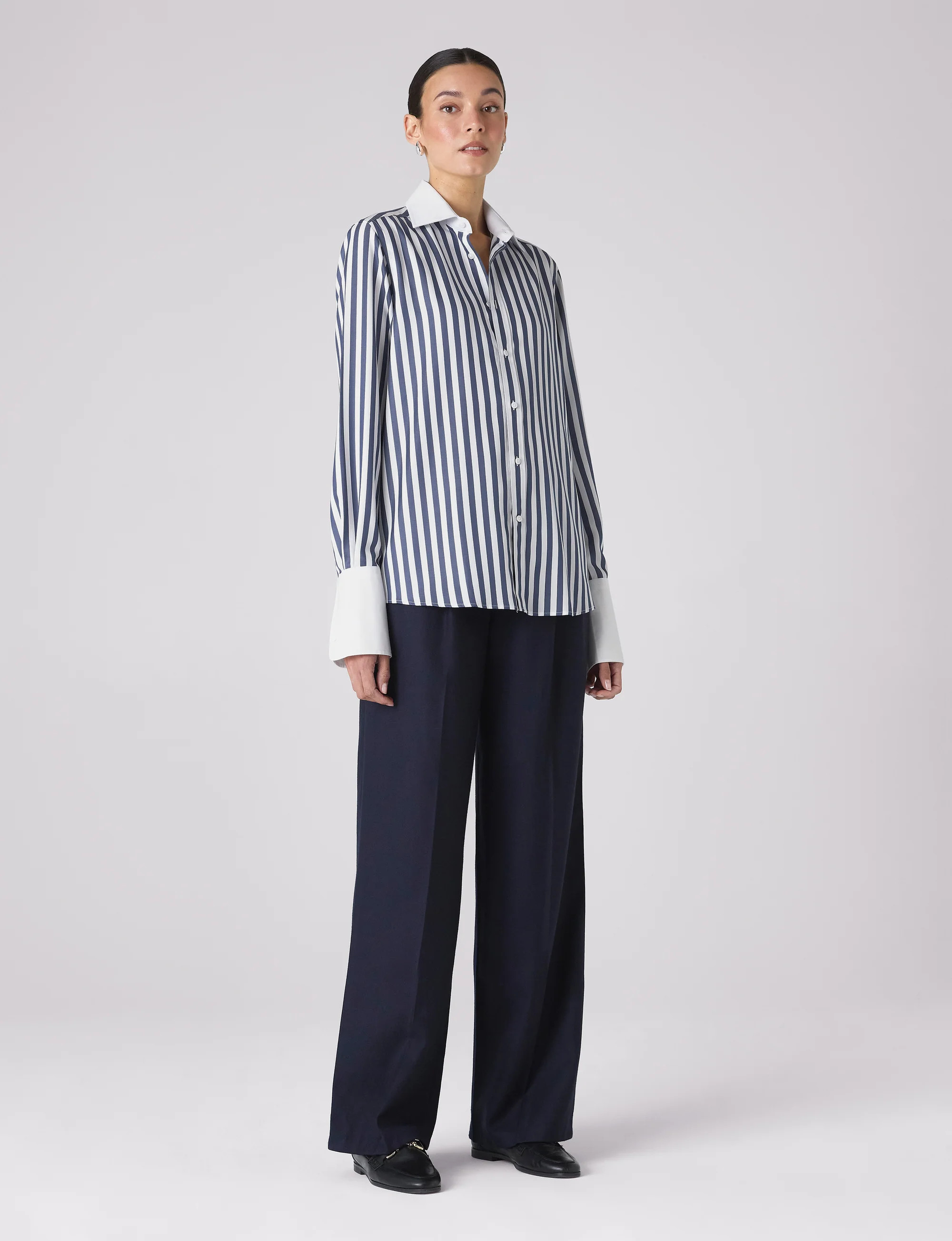 The Boyfriend Contrast Exaggerated Cuff | With Nothing Underneath