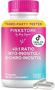 Pink Stork Inositol Supplement for Women, 40:1 Myo-Inositol & D-Chiro Inositol, Hormone Balance f... | Amazon (US)