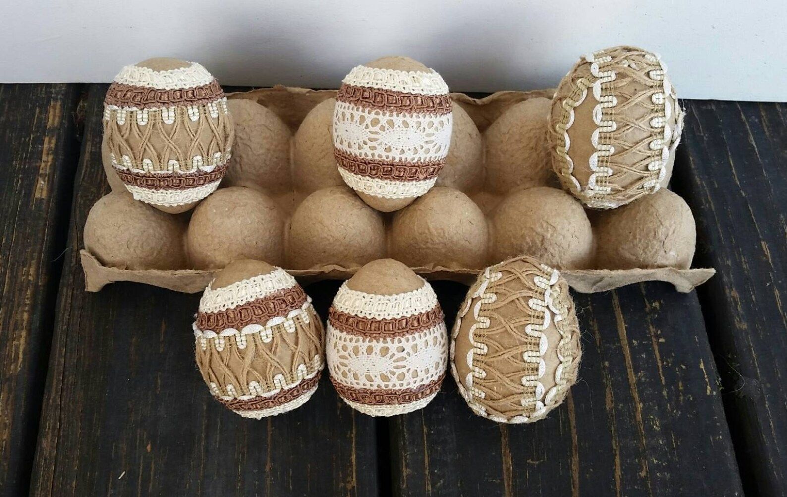 Decorative Easter Eggs Rustic Eggs | Etsy | Etsy (US)