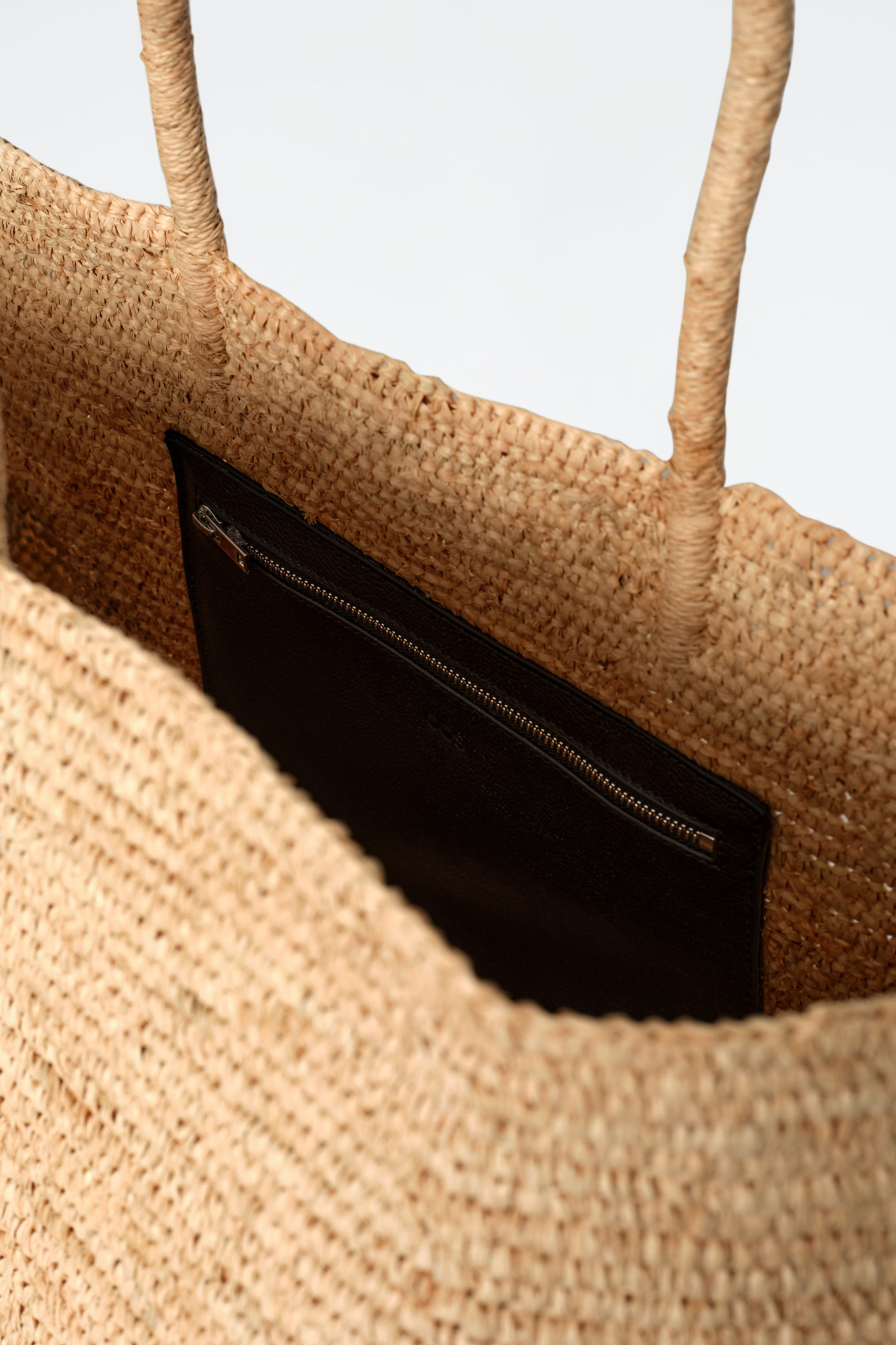 HAND-WOVEN TOTE BAG - RAFFIA - BEIGE | COS UK