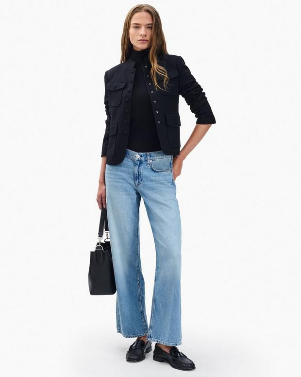 Saige Ankle Relaxed Straight Jeans | rag & bone