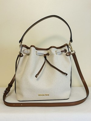 Michael Kors Luggage Maeve Medium Bucket Messenger Bag Handbag | eBay US