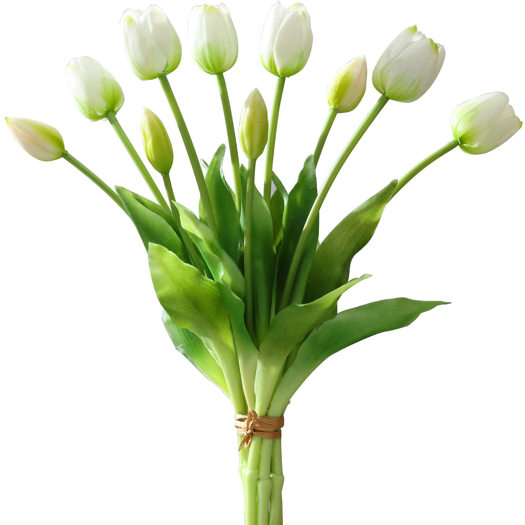 DAYHAP Artificial Flowers 10pcs Fake Tulips Real Touch, Faux Latex Tulips Flowers with Gift Box Soft | Amazon (CA)