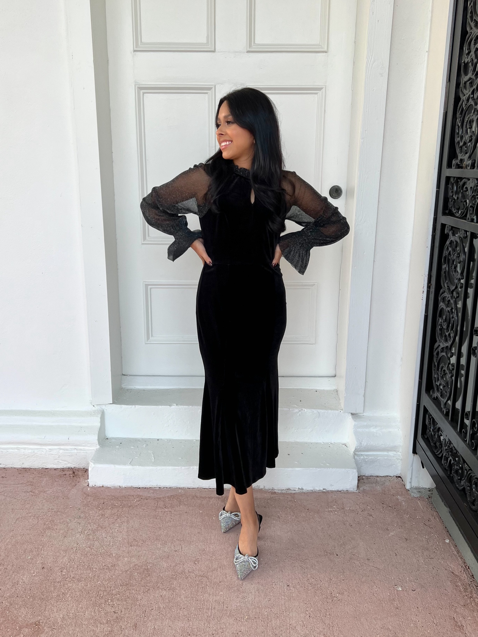 Satin suede black dress. Shein for the win! 

#LTKfindsunder50 #LTKsalealert #LTKstyletip