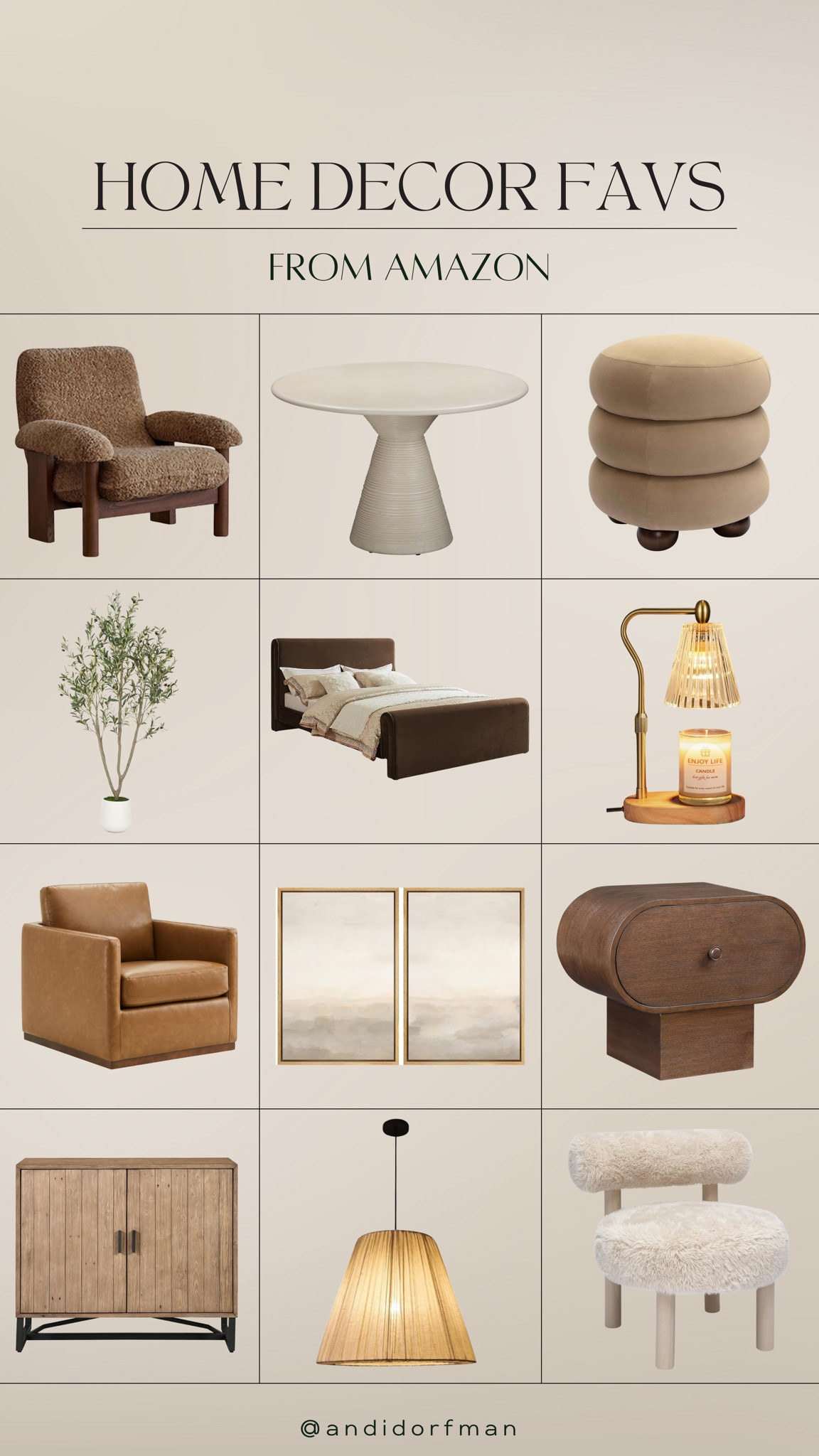 Home decor favs that I’m loving from Amazon 🤎