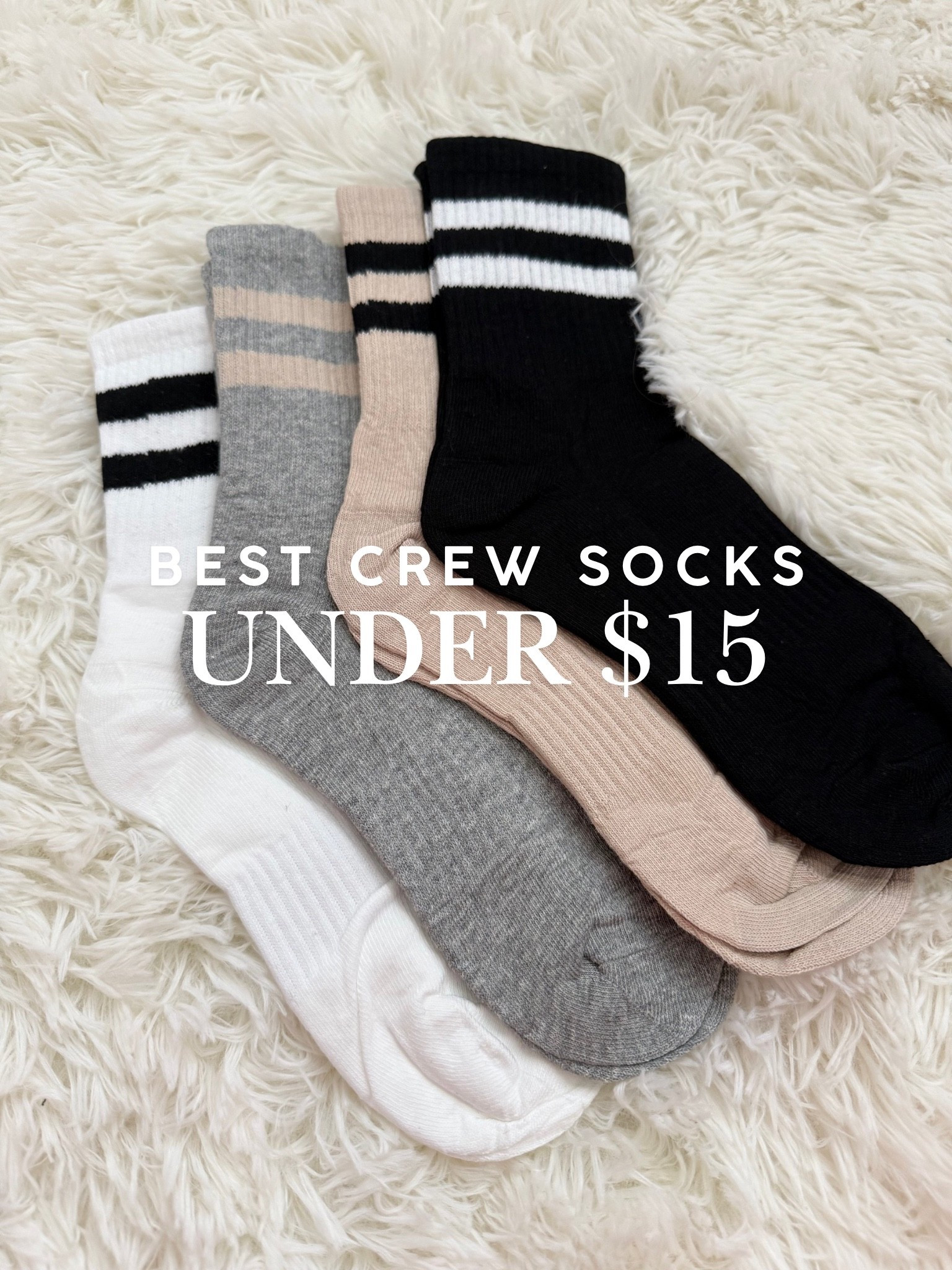 Best crew socks under $15

Amazon, Amazon find, socks, accessories, crew socks 

#LTKgrwm #LTKFindsUnder50 #LTKSaleAlert