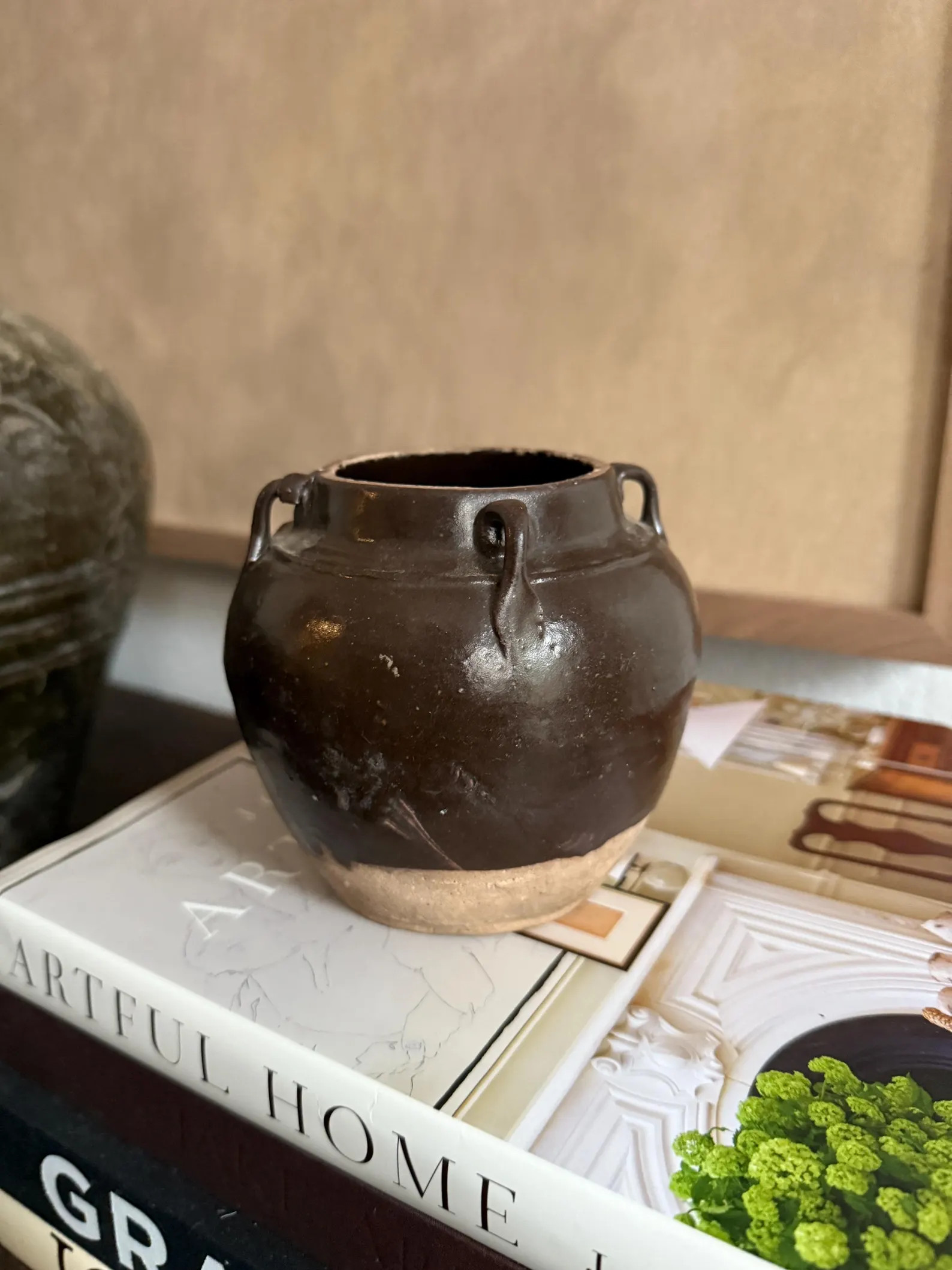 Antique Brown Chinese Pot Primitive Vessel - Etsy | Etsy (US)