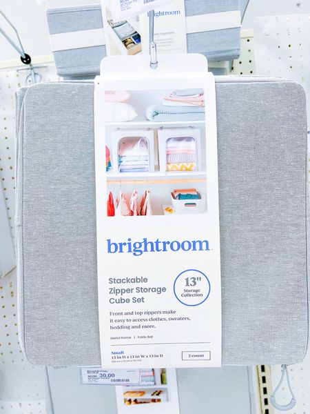 Brightroom Target Zipper Storage Stackable Closet Organization #target #brightroom #storageorganization #targethome #closetorganization